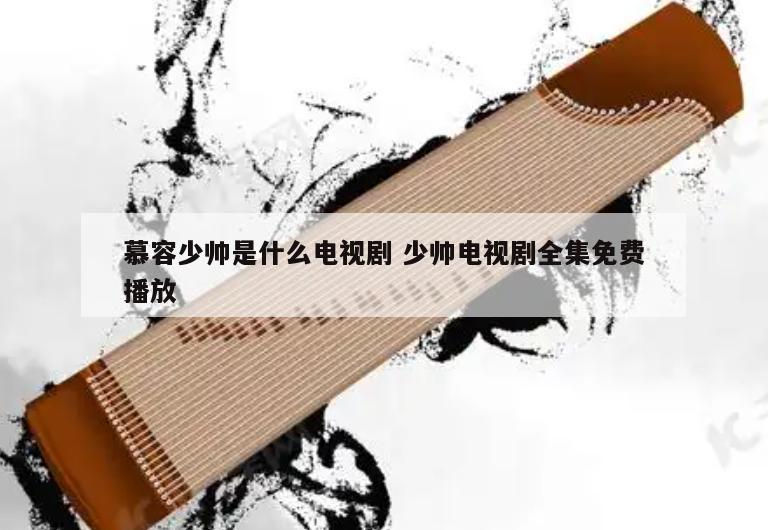 慕容少帅是什么电视剧 少帅电视剧全集免费播放