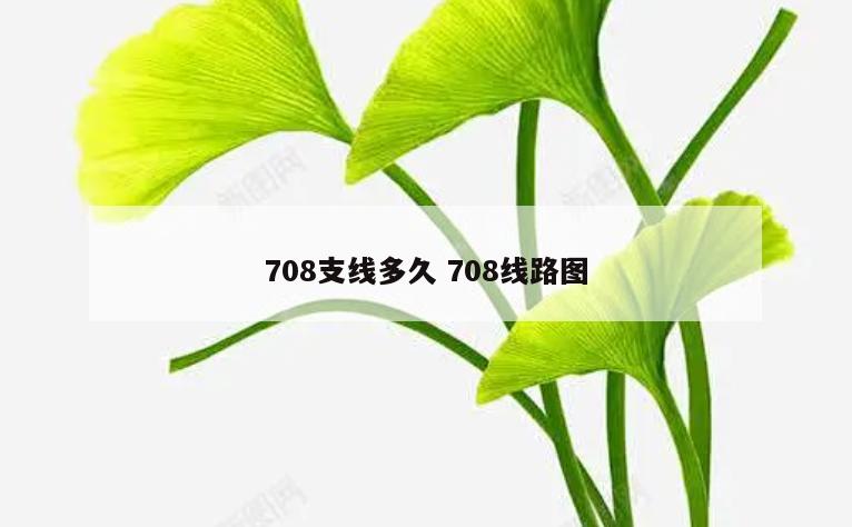708支线多久 708线路图