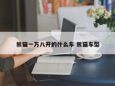 熊猫一万八开的什么车 熊猫车型