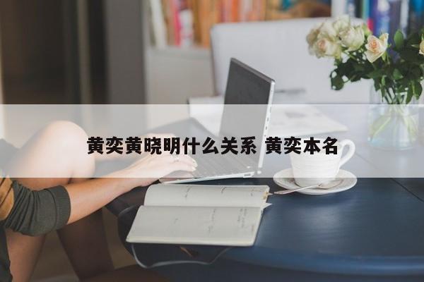 黄奕黄晓明什么关系 黄奕本名